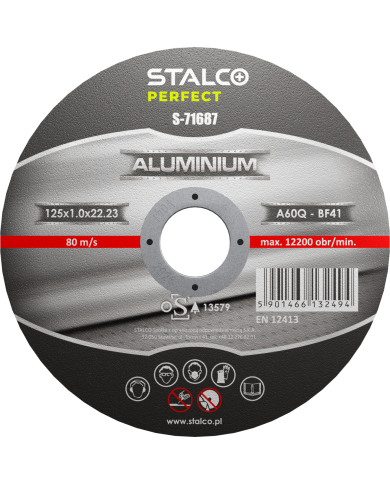 Stalco Tarcza do Aluminium Płaska 125 - Wysoka Jakość i Precyzja Stalco Tarcza do Aluminium Płaska 125 - Wysoka Jakość i Precyzja