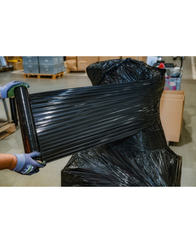 Folia Stretch 50cm czarna - STALCO | Wysoka jakość i trwałość Folia Stretch 50cm czarna - STALCO | Wysoka jakość i trwałość