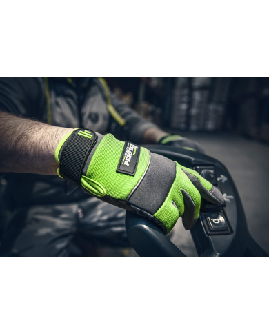 Rękawice Syntetyczne Hi-Vis Gripper 10 - Wysoka Jakość i Bezpieczeństwo Rękawice Syntetyczne Hi-Vis Gripper 10 - Wysoka Jakość i Bezpieczeństwo