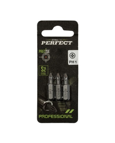 BLISTER - BIT 1/4" PH 3x25mm (3szt.) - Wysoka Jakość i Wytrzymałość BLISTER - BIT 1/4" PH 3x25mm (3szt.) - Wysoka Jakość i Wytrzymałość