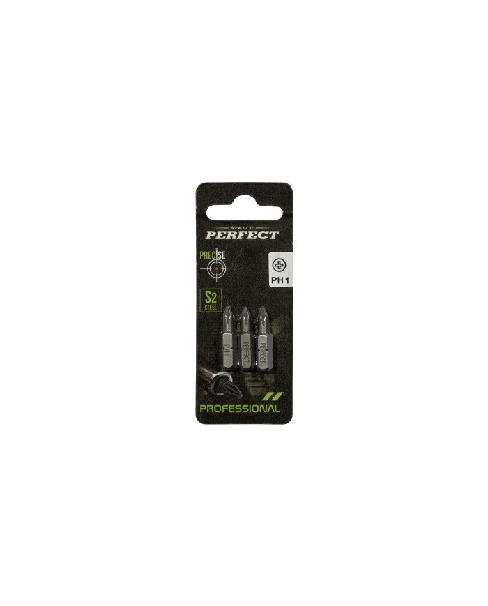 BLISTER - BIT 1/4" PH 3x25mm (3szt.) - Wysoka Jakość i Wytrzymałość BLISTER - BIT 1/4" PH 3x25mm (3szt.) - Wysoka Jakość i Wytrzymałość