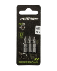 BLISTER - BIT 1/4 PZ 3x25mm PERFECT 3szt - Wysoka Jakość! BLISTER - BIT 1/4 PZ 3x25mm PERFECT 3szt - Wysoka Jakość!