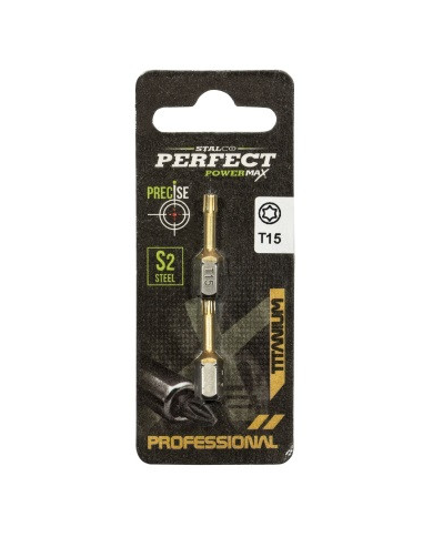 Blister Bit 1/4" Torx 40x25mm Titanium - Wysoka Jakość i Wytrzymałość Blister Bit 1/4" Torx 40x25mm Titanium - Wysoka Jakość i Wytrzymałość