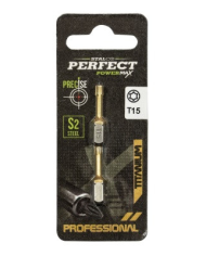Blister Bit 1/4" Torx 40x25mm Titanium - Wysoka Jakość i Wytrzymałość Blister Bit 1/4" Torx 40x25mm Titanium - Wysoka Jakość i Wytrzymałość