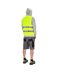 Kamizelka OdbLaskowa "Shine" Żółta M - Bezpieczeństwo i Styl