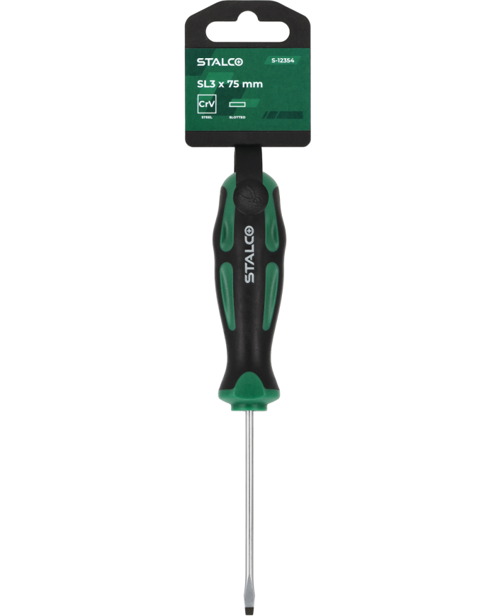 Wkrętak płaski 4x100 mm CrV - Wysoka jakość i trwałość