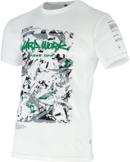 T-shirt męski BONO PAINTER biały - rozmiar S | Modne ubrania T-shirt męski BONO PAINTER biały - rozmiar S | Modne ubrania