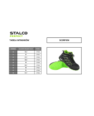 Trzewik roboczy "Scorpion" rozmiar 45 - Wygoda i bezpieczeństwo