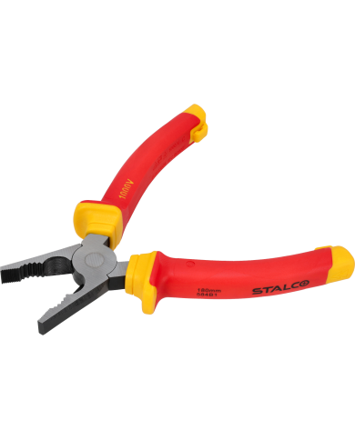STALCO Szczypce uniwersalne 180mm 1000V - Wysoka jakość i bezpieczeństwo STALCO Szczypce uniwersalne 180mm 1000V - Wysoka jakość i bezpieczeństwo