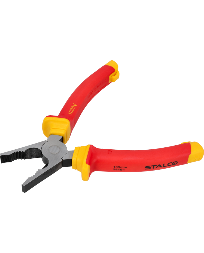 STALCO Szczypce uniwersalne 180mm 1000V - Wysoka jakość i bezpieczeństwo STALCO Szczypce uniwersalne 180mm 1000V - Wysoka jakość i bezpieczeństwo