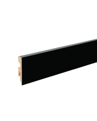 Listwa przypodłogowa MDF 60x11mm R3 2,20m Czarny RAL 9005 PółMat Listwa przypodłogowa MDF 60x11mm R3 2,20m Czarny RAL 9005 PółMat