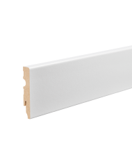 Listwa MDF przypodłogowa 80x14,5mm Biały RAL 9003 2,20m Listwa MDF przypodłogowa 80x14,5mm Biały RAL 9003 2,20m