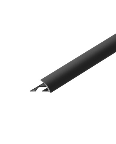 Profil krawędziowy owalny 10mm 2,5m Aluminium Czarny Mat Profil krawędziowy owalny 10mm 2,5m Aluminium Czarny Mat