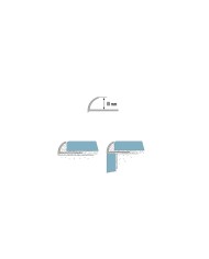 Profil krawędziowy owalny 10mm 2,5m Aluminium Czarny Mat Profil krawędziowy owalny 10mm 2,5m Aluminium Czarny Mat