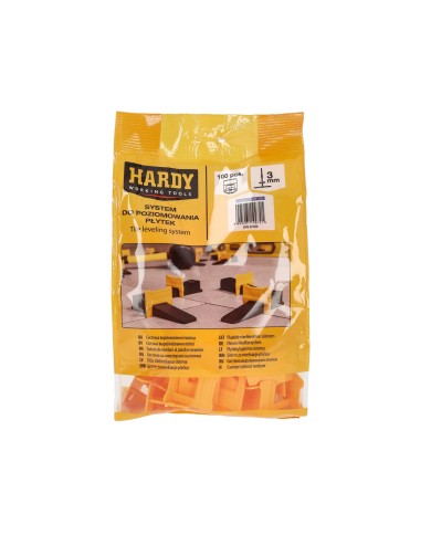 Klipsy Fuga 3mm HARDY - 100 szt. w woreczku - Najlepsza cena!