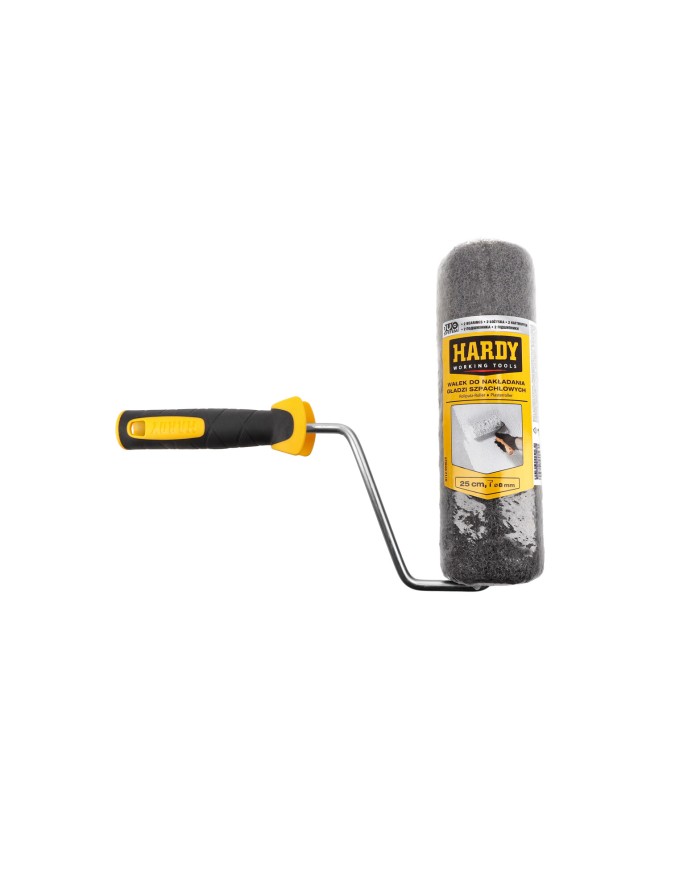 HARDY Wałek do Nakładania Mas Szpachlowych 25cm z Rączką HARDY Wałek do Nakładania Mas Szpachlowych 25cm z Rączką
