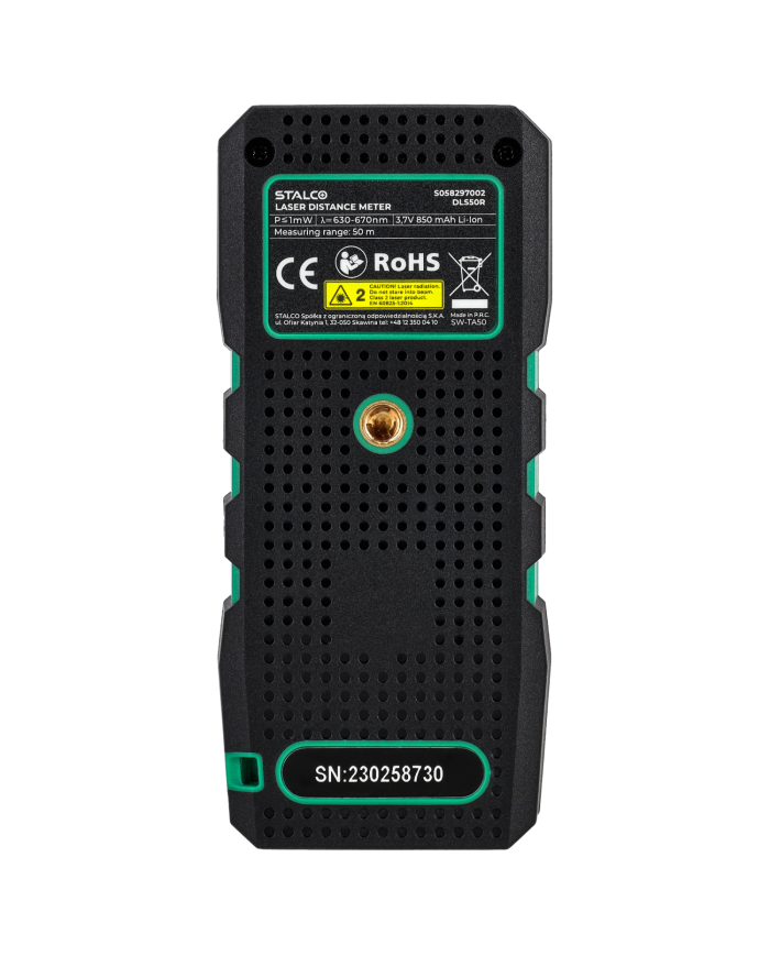 Dalmierz laserowy DLS50R 50m STALCO - Precyzyjne pomiary