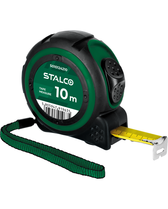 STALCO Miara zwijana 10m x 25mm - Precyzyjne pomiary w Twoich rękach STALCO Miara zwijana 10m x 25mm - Precyzyjne pomiary w Twoich rękach
