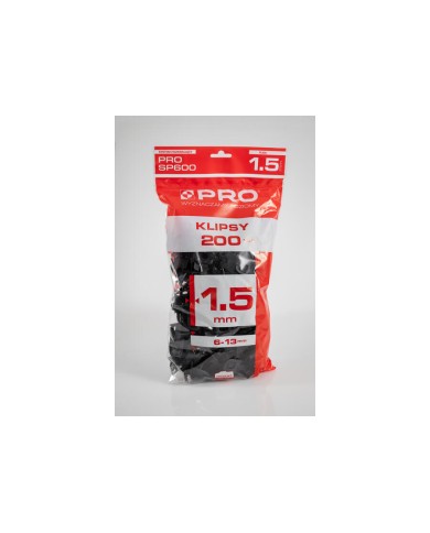System poziomujący 1,5mm - Klipsy 200 szt. do płytek ceramicznych System poziomujący 1,5mm - Klipsy 200 szt. do płytek ceramicznych