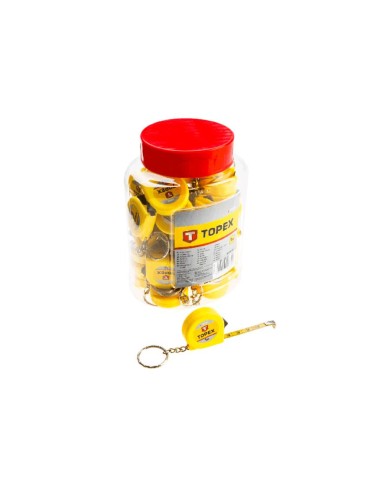 Topex mini miarka 1m - Precyzyjne pomiary w kieszeni Topex mini miarka 1m - Precyzyjne pomiary w kieszeni