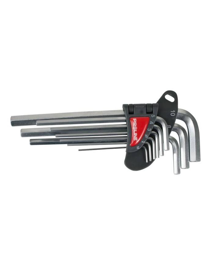 Klucze imbusowe długie - zestaw 9 sztuk do precyzyjnej pracy