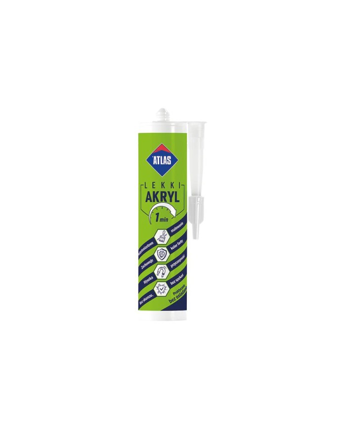 ATLAS Lekkie Akryle 1 min - 300 ml | Szybka i trwała aplikacja ATLAS Lekkie Akryle 1 min - 300 ml | Szybka i trwała aplikacja