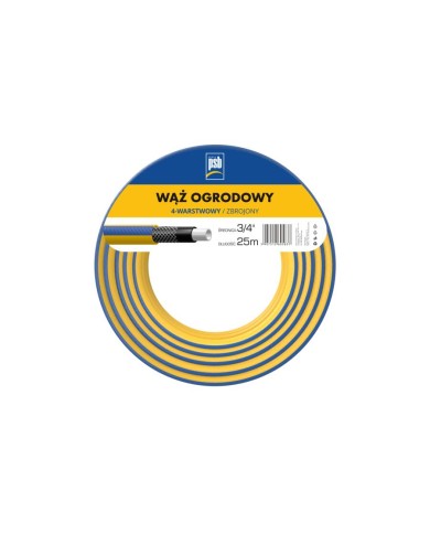 Wąż ogrodowy 4-warstwowy 3/4" 25 m - Wytrzymałość i jakość