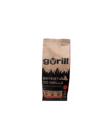 Brykiet do grilla z węgla drzewnego 2kg - Idealny na BBQ! Brykiet do grilla z węgla drzewnego 2kg - Idealny na BBQ!