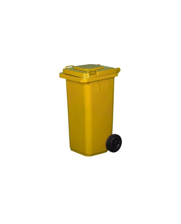 Pojemnik na śmieci 120l - żółty | Wysoka jakość i trwałość Pojemnik na śmieci 120l - żółty | Wysoka jakość i trwałość