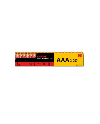 Baterie Kodak AAA LR03 - 20 sztuk, wysoka jakość i wydajność Baterie Kodak AAA LR03 - 20 sztuk, wysoka jakość i wydajność
