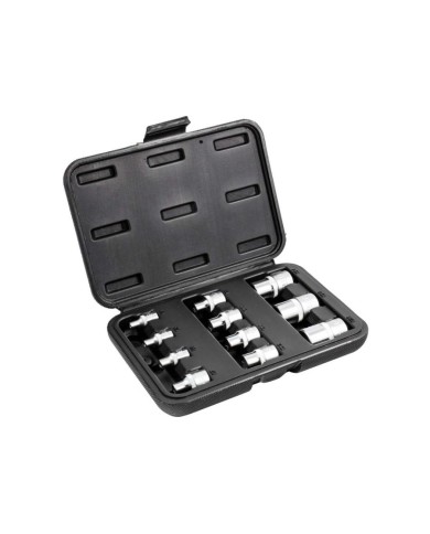 KPL 1/4" + 3/8" + 1/2" - 11 el. Nas. Torx Wewnętrzny KPL 1/4" + 3/8" + 1/2" - 11 el. Nas. Torx Wewnętrzny