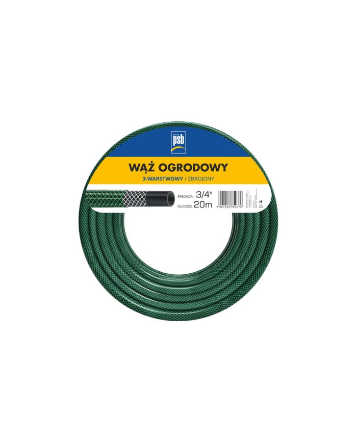 Wąż ogrodowy 11-220 PSB 3/4" 20 m - Wysoka jakość i trwałość