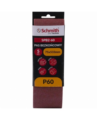 Pas bezkońcowy 75x533mm P60 - 5 sztuk w atrakcyjnej cenie Pas bezkońcowy 75x533mm P60 - 5 sztuk w atrakcyjnej cenie