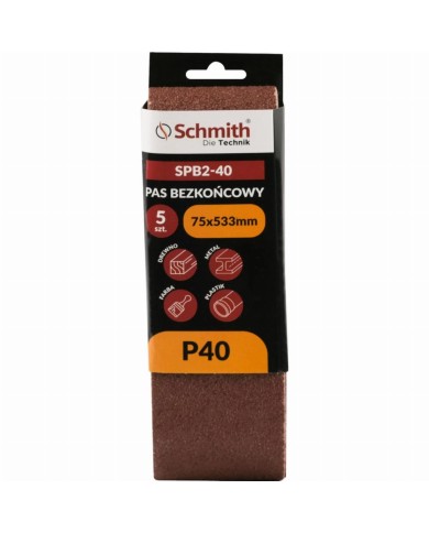 Pas bezkońcowy 75x533mm P40 - 5 sztuk w atrakcyjnej cenie Pas bezkońcowy 75x533mm P40 - 5 sztuk w atrakcyjnej cenie