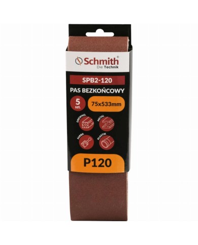 Pas bezkońcowy 75x533mm P100 - 5 sztuk w atrakcyjnej cenie Pas bezkońcowy 75x533mm P100 - 5 sztuk w atrakcyjnej cenie
