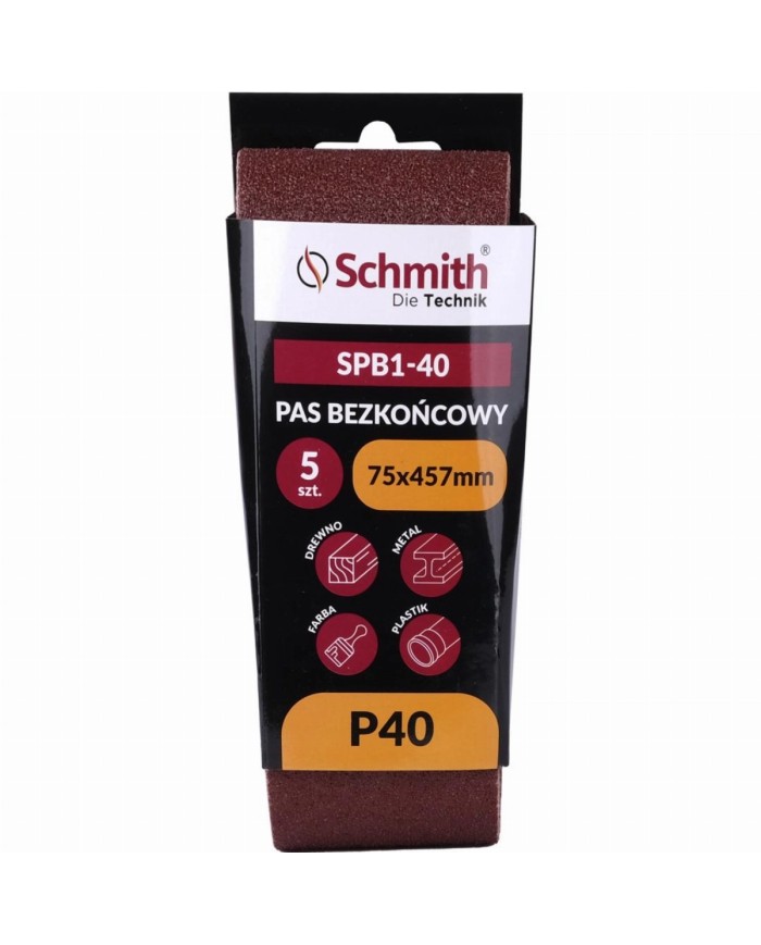 Pas bezkońcowy 75x457mm P150 - 5 sztuk w atrakcyjnej cenie Pas bezkońcowy 75x457mm P150 - 5 sztuk w atrakcyjnej cenie
