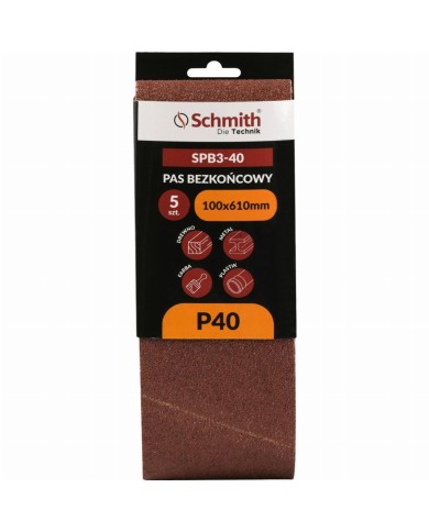 Pas bezkońcowy 100x610mm P40 - 5 sztuk w atrakcyjnej cenie Pas bezkońcowy 100x610mm P40 - 5 sztuk w atrakcyjnej cenie