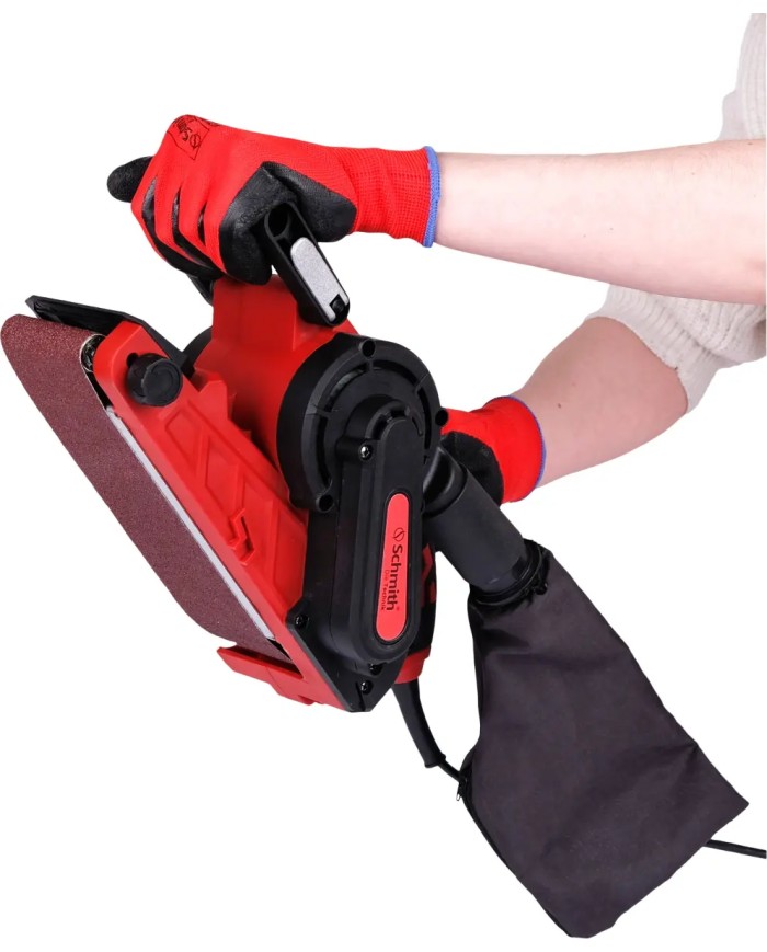 Szlifierka taśmowa 1050W 76x533mm - Wydajność i Precyzja Szlifierka taśmowa 1050W 76x533mm - Wydajność i Precyzja