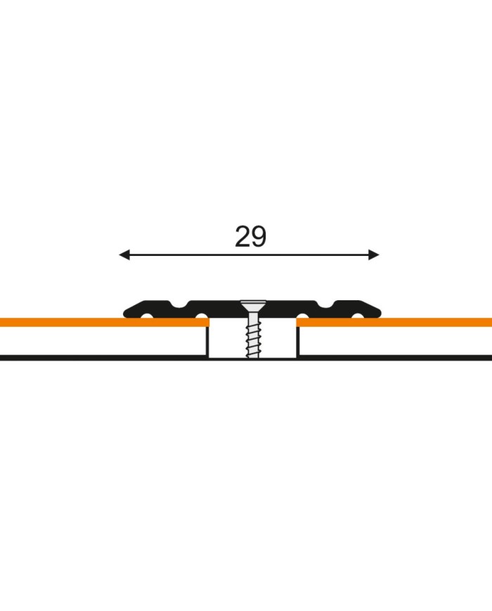 Listwa przypodłogowa aluminiowa 1-12102-01 90cm srebro - sklep Listwa przypodłogowa aluminiowa 1-12102-01 90cm srebro - sklep