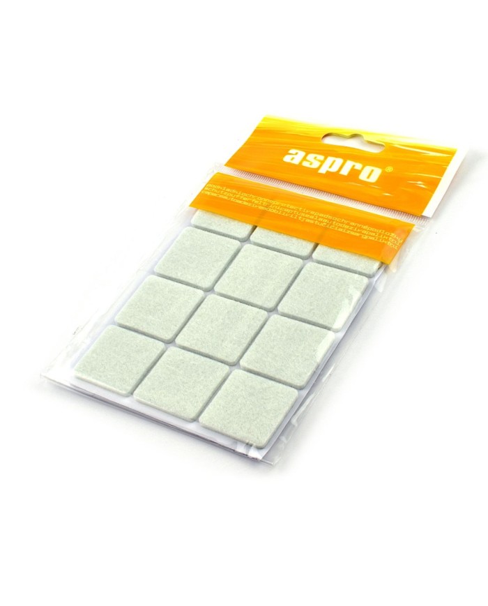 Podkładki filcowe białe 28x28 cm - 12 sztuk w zestawie