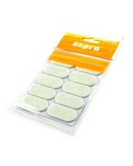 Podkładki filcowe białe 20x44 cm - 10 sztuk w zestawie