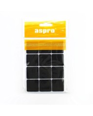 Podkładki filcowe czarne 28x28 - 12 sztuk w zestawie