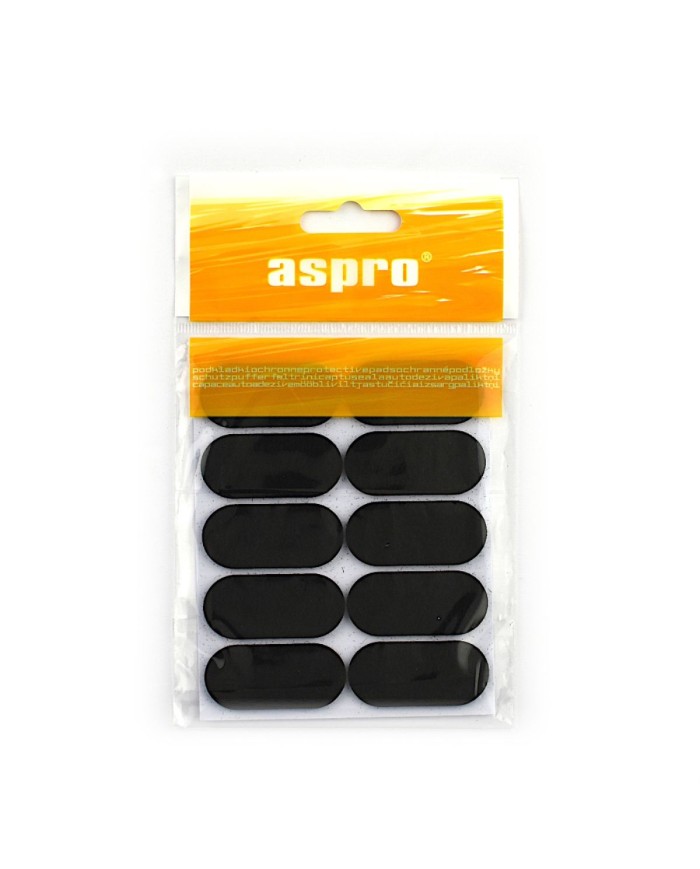 Podkładki filcowe czarne 20x44 - 10 sztuk w atrakcyjnej cenie