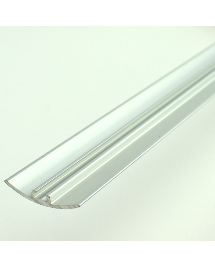 Listwa przypodłogowa aluminiowa srebrna 93cm - elegancja i trwałość