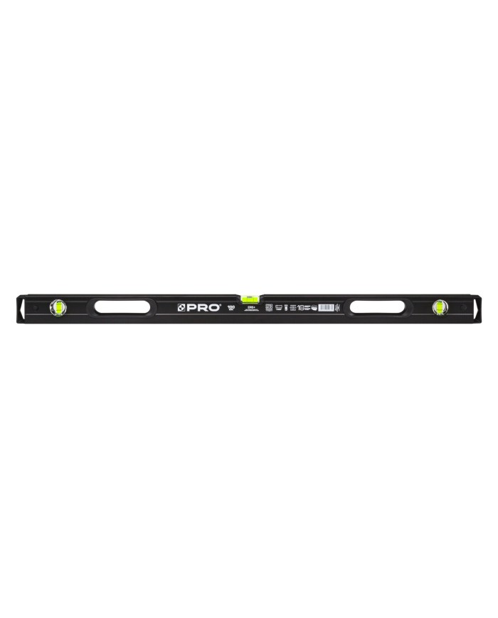 Poziomica czarna frez S800 180cm z uchwytami - Wysoka jakość! Poziomica czarna frez S800 180cm z uchwytami - Wysoka jakość!