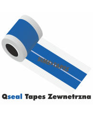 Qseal taśma zewnętrzna niebieska do folii 1mb - wysoka jakość Qseal taśma zewnętrzna niebieska do folii 1mb - wysoka jakość