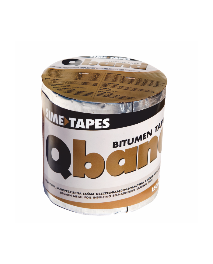 Taśma QBAND asfaltowa ceglasty 100mm x 10m - Wysoka jakość!
