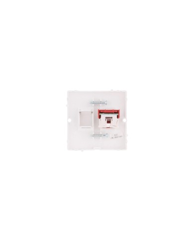 Gniazdo komputerowe RJ45 kat.5e Simon Basic Białe BMF51.02/11 Gniazdo komputerowe RJ45 kat.5e Simon Basic Białe BMF51.02/11