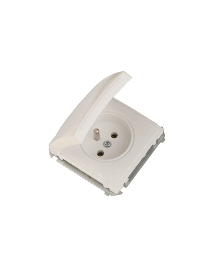 Gniazdo bryzgoszczelne Simon Basic 16A IP44 z klapką BMGZ1B.01/11 Gniazdo bryzgoszczelne Simon Basic 16A IP44 z klapką BMGZ1B.01/11