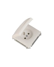 Gniazdo bryzgoszczelne Simon Basic 16A IP44 z klapką BMGZ1B.01/11 Gniazdo bryzgoszczelne Simon Basic 16A IP44 z klapką BMGZ1B.01/11